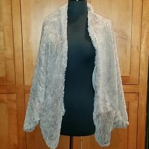 Beige Cardigan Wrap